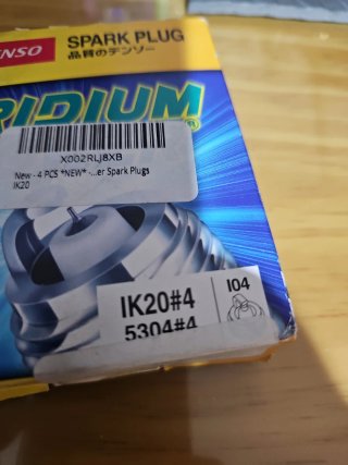 Bujías Iridio Denso IK20 0.4mm (4 Unidades)