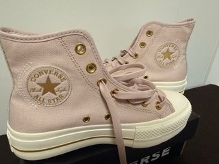 Converse All Star Rosa/Dorado Talla 37.5