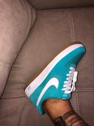 Zapatillas Nike Air Force 1 Azul Turquesa