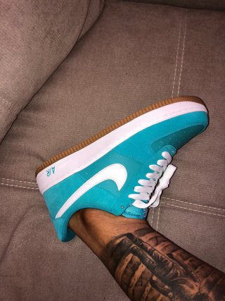 Zapatillas Nike Air Force 1 Azul Turquesa
