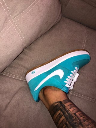 Zapatillas Nike Air Force 1 Azul Turquesa