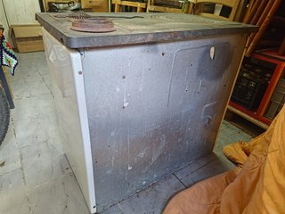 Cucina economica a legna vintage