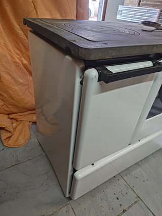 Cucina economica a legna vintage