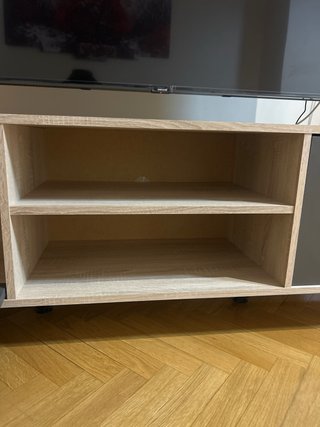 Mueble TV madera y metal