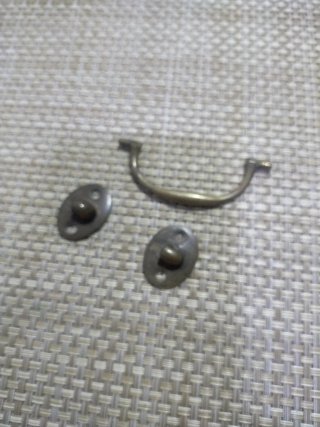 Tirador antiguo bronce época