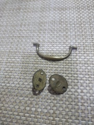 Tirador antiguo bronce época