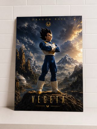 Póster Vegeta Dragon Ball A3