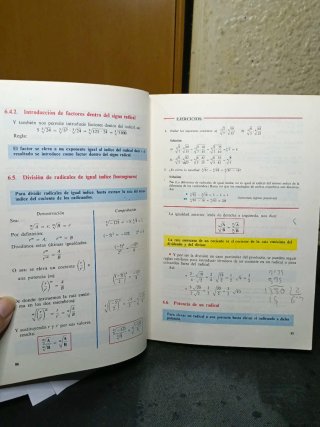 Calculo. Libro de 8° de la EGB. Matemáticas 1981