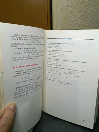 Calculo. Libro de 8° de la EGB. Matemáticas 1981