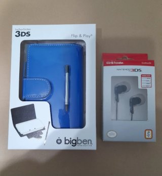 Offerta. Nuovo. Custodia e auricolari Nintendo 3DS