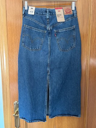 Falda vaquera Levi's azul