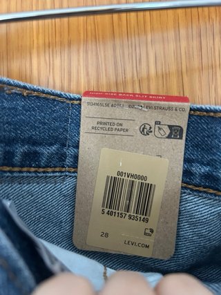 Falda vaquera Levi's azul