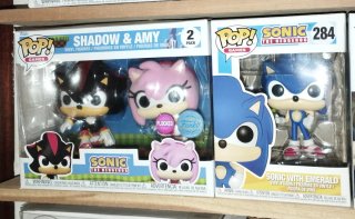 Funko Pop Sonic Shadow & Amy 2 Pack
