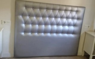 Cabezal Cama Piel 150cm ancho y 1'20 de alto  P