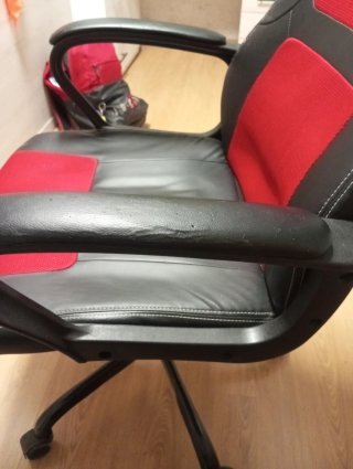 Regalo Silla gamer escritorio roja y negra