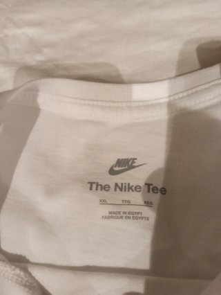Camiseta Nike Blanca Talla XXL