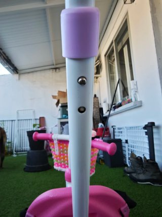 Triciclo Infantil Rosa con Cesta