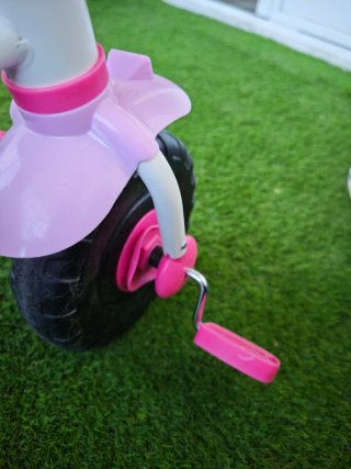 Triciclo Infantil Rosa con Cesta