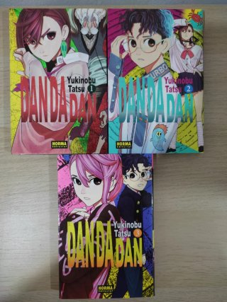 Dandadan Manga Tomo 1, 2 y 3