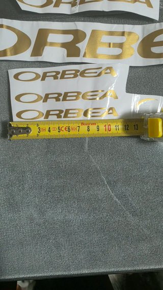 Pegatinas Orbea Doradas
