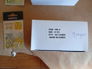 LOT TUBERTINI SENSHI FISHING HOOKS (106 packs)