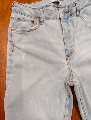 Pantalón vaquero pitillo Lefties Talla 42