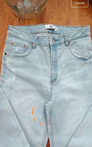 Pantalón vaquero pitillo Lefties Talla 42