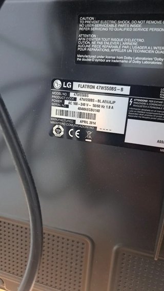 _ Monitor LG 47" IPS _