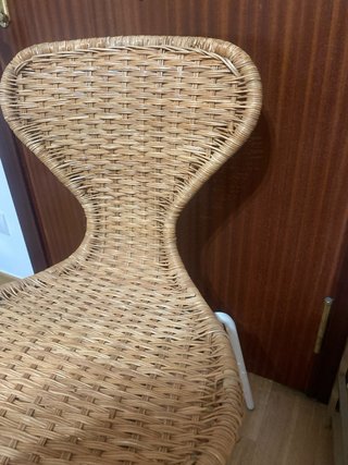 2 Sillas Mimbre  50E  las DOS JUNTAS NO ENVIO