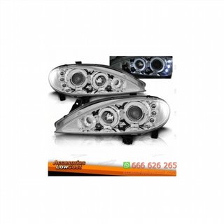 FAROS OJOS DE ANGEL CON LED  RENAULT MEGANE 1, 99