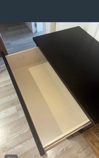 Cómoda Ikea Malm Negra
