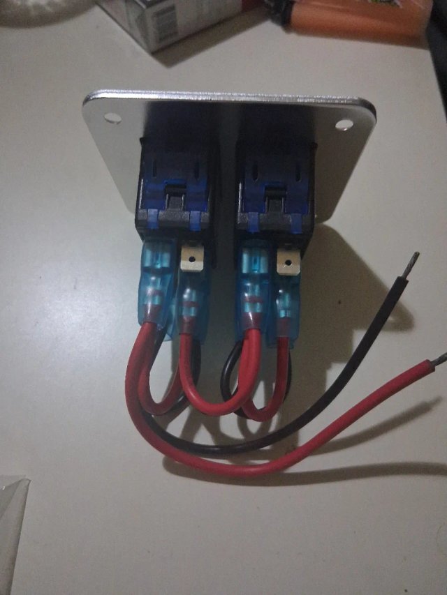 Panel Doble Interruptor Basculante Marino