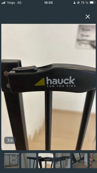Barrera de seguridad Hauck para escaleras 97 cm