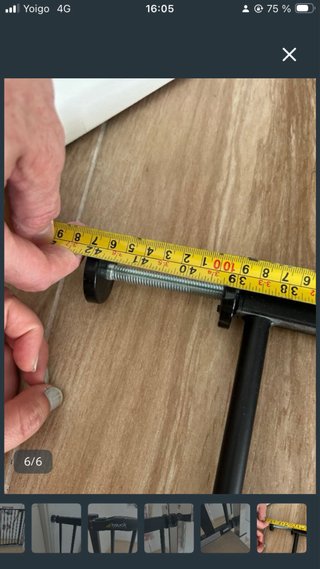 Barrera de seguridad Hauck para escaleras 97 cm