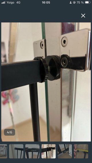 Barrera de seguridad Hauck para escaleras 97 cm