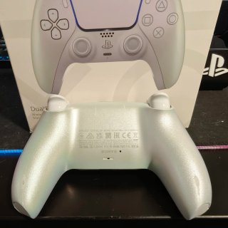 Antidrift Mando con caja PS5 Blanco Perla + TMR
