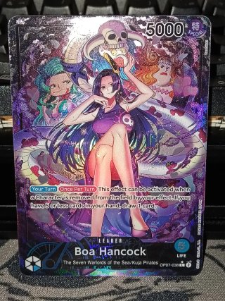 One Piece TCG Boa Hancock OP07-038 Lider AA