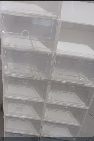 6 Caixas organizadoras de sapatos