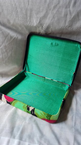 Caja Vintage Tela FARGA Barcelona 1950s