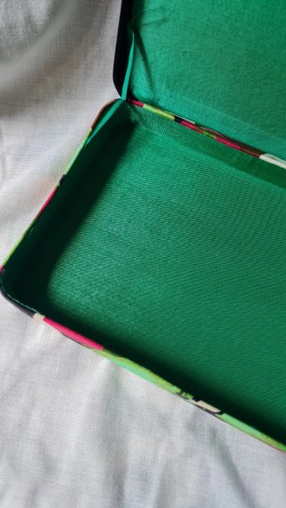Caja Vintage Tela FARGA Barcelona 1950s