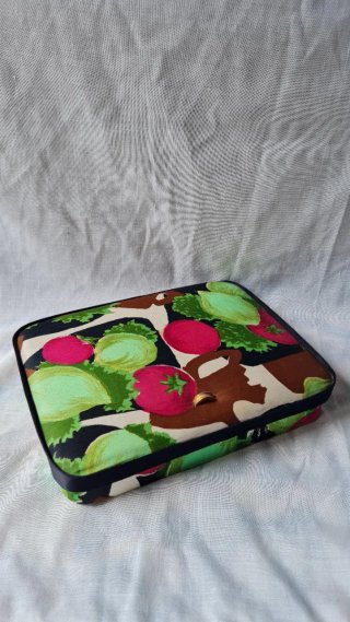 Caja Vintage Tela FARGA Barcelona 1950s