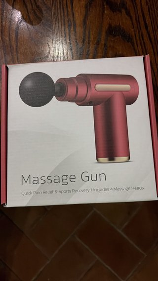 Pistola Masajeador Muscular Rojo