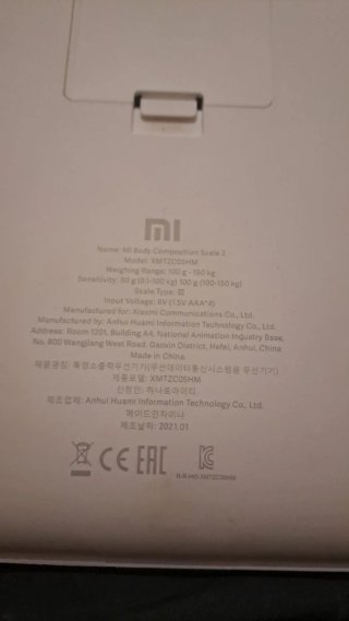 Báscula Xiaomi Mi Body Composition 2