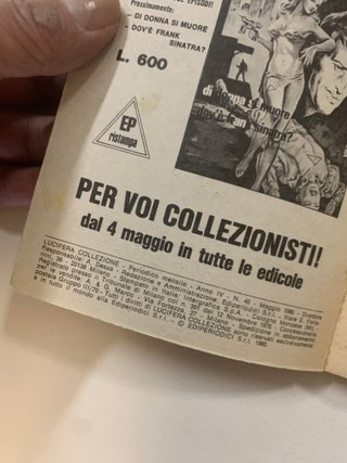 Lucifera Raccolta n.40 Vendetta infernale - 1980