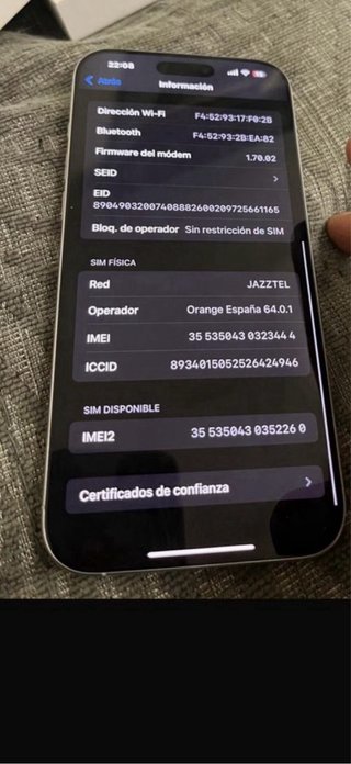 iPhone 16 Pro Max blanco
