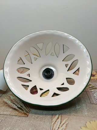 Lámpara techo cerámica cocina limones