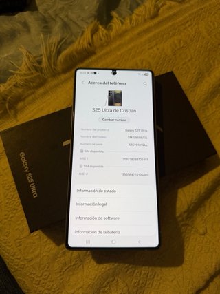 Samsung S25 Ultra Negro