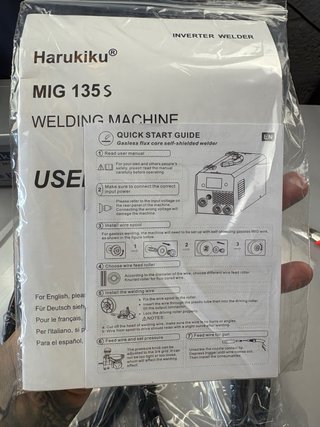 Máquina Soldar Harukiku MIG 135 IGBT Inverter