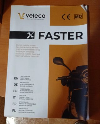Veleco Faster Scooter Eléctrico Rojo