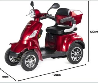 Veleco Faster Scooter Eléctrico Rojo